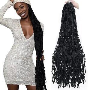 6Packs Nu Locs Crochet Hair Braids
